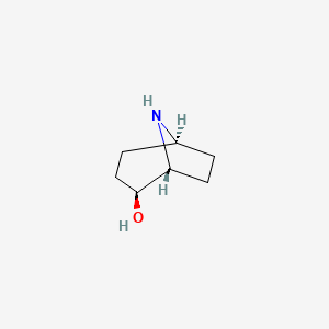 molecular formula C7H13NO B1404644 外消旋-8-氮杂双环[3.2.1]辛烷-2-醇 CAS No. 143343-43-5