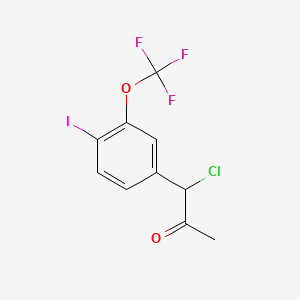 1-Chloro-1-(4-iodo-3-(trifluoromethoxy)phenyl)propan-2-one