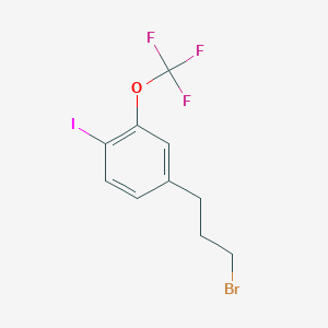 1-(3-Bromopropyl)-4-iodo-3-(trifluoromethoxy)benzene