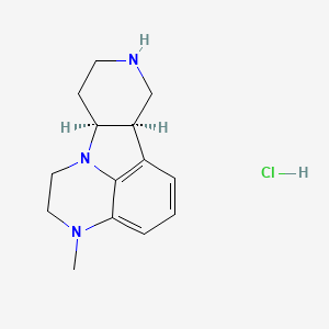 (10R,15S)-4-methyl-1,4,12-triazatetracyclo[7.6.1.05,16.010,15]hexadeca-5,7,9(16)-triene;hydrochloride