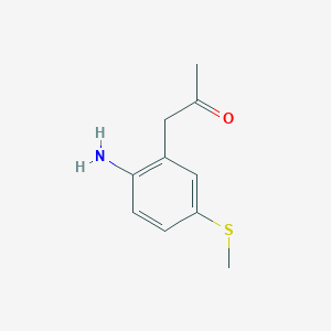 1-(2-Amino-5-(methylthio)phenyl)propan-2-one