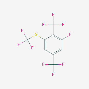 1,4-Bis(trifluoromethyl)-2-fluoro-6-(trifluoromethylthio)benzene