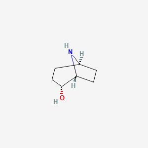molecular formula C7H13NO B1404661 endo-8-氮杂双环[3.2.1]辛烷-2-醇 CAS No. 92283-30-2
