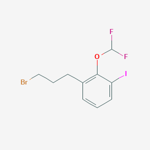 1-(3-Bromopropyl)-2-(difluoromethoxy)-3-iodobenzene