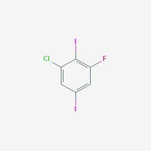 1-Chloro-2,5-diiodo-3-fluorobenzene