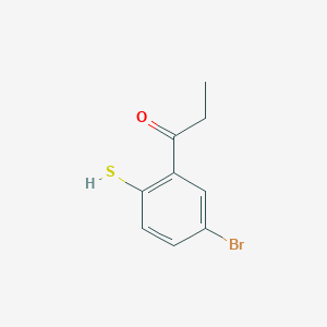 1-(5-Bromo-2-mercaptophenyl)propan-1-one