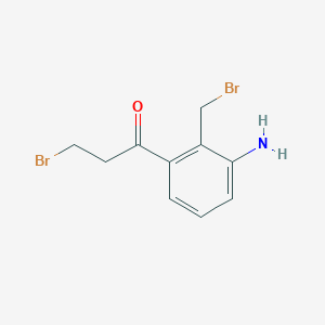 1-(3-Amino-2-(bromomethyl)phenyl)-3-bromopropan-1-one