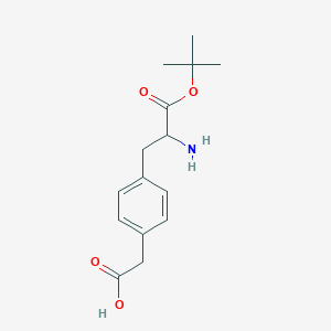 2-{4-[2-Amino-3-(tert-butoxy)-3-oxopropyl]phenyl}acetic acid