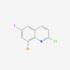 8-Bromo-2-chloro-6-iodoquinoline