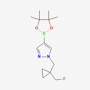 1-((1-(Fluoromethyl)cyclopropyl)methyl)-4-(4,4,5,5-tetramethyl-1,3,2-dioxaborolan-2-YL)-1H-pyrazole