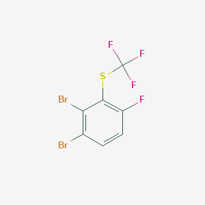 1,2-Dibromo-4-fluoro-3-(trifluoromethylthio)benzene