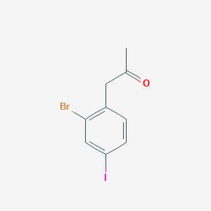 1-(2-Bromo-4-iodophenyl)propan-2-one