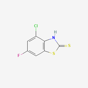 4-Chloro-6-fluorobenzo[D]thiazole-2-thiol