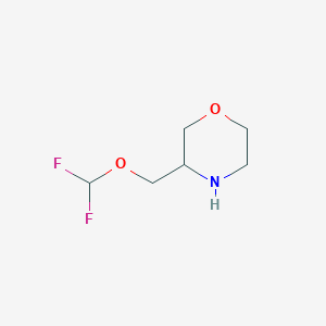 3-Difluoromethoxymethyl-morpholine