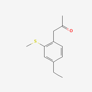 1-(4-Ethyl-2-(methylthio)phenyl)propan-2-one