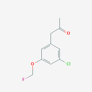 1-(3-Chloro-5-(fluoromethoxy)phenyl)propan-2-one