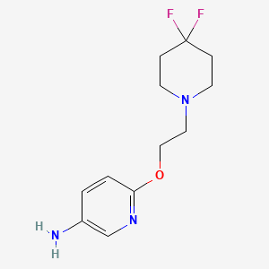 6-(2-(4,4-Difluoropiperidin-1-yl)ethoxy)pyridin-3-amine