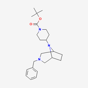 tert-butyl 4-(3-benzyl-3,8-diazabicyclo[3.2.1]octan-8-yl)piperidine-1-carboxylate