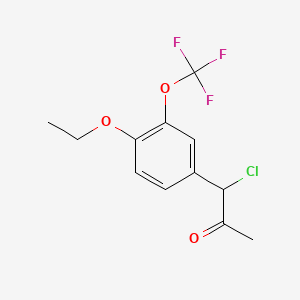 1-Chloro-1-(4-ethoxy-3-(trifluoromethoxy)phenyl)propan-2-one