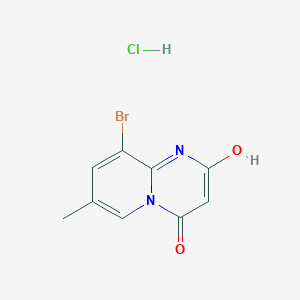 9-bromo-2-hydroxy-7-methyl-4H-pyrido[1,2-a]pyrimidin-4-one hydrochloride