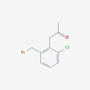 1-(2-(Bromomethyl)-6-chlorophenyl)propan-2-one