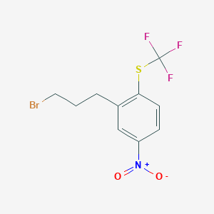 1-(3-Bromopropyl)-5-nitro-2-(trifluoromethylthio)benzene