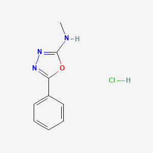 5-Phenyl-[1,3,4]oxadiazol-2-YL-methylamine hydrochloride