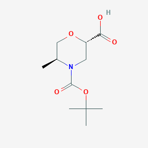 N-Boc-(2S,5S)-5-methylmorpholine-2-carboxylic acid