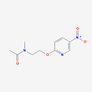 N-Methyl-N-(2-((5-nitropyridin-2-yl)oxy)ethyl)acetamide