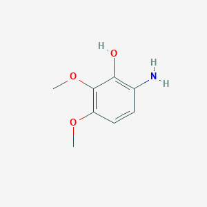 molecular formula C8H11NO3 B14046990 6-Amino-2,3-dimethoxyphenol 