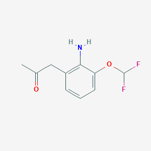 1-(2-Amino-3-(difluoromethoxy)phenyl)propan-2-one