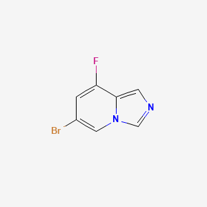 6-Bromo-8-fluoroimidazo[1,5-a]pyridine