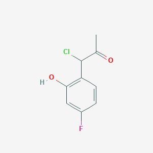 1-Chloro-1-(4-fluoro-2-hydroxyphenyl)propan-2-one