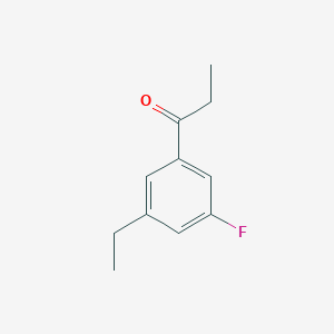 1-(3-Ethyl-5-fluorophenyl)propan-1-one