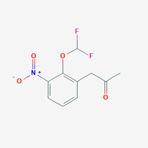 1-(2-(Difluoromethoxy)-3-nitrophenyl)propan-2-one