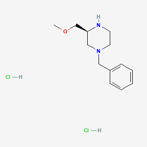 molecular formula C13H22Cl2N2O B14047181 (S)-4-benzyl-2-(methoxymethyl)piperazine 2HCl 