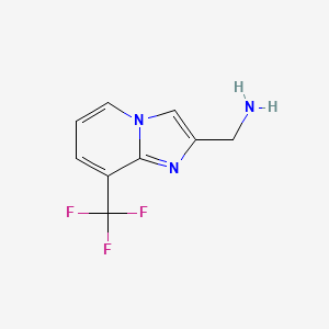 (8-(Trifluoromethyl)imidazo[1,2-A]pyridin-2-YL)methanamine