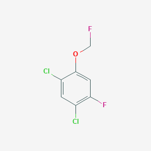 1,5-Dichloro-2-fluoro-4-(fluoromethoxy)benzene