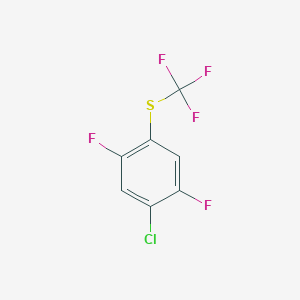 1-Chloro-2,5-difluoro-4-(trifluoromethylthio)benzene