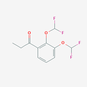 1-(2,3-Bis(difluoromethoxy)phenyl)propan-1-one