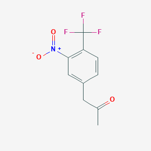 1-(3-Nitro-4-(trifluoromethyl)phenyl)propan-2-one