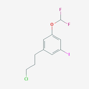 1-(3-Chloropropyl)-3-(difluoromethoxy)-5-iodobenzene