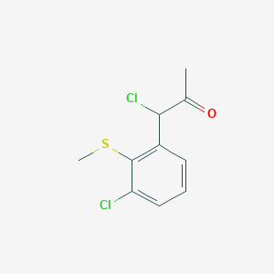 1-Chloro-1-(3-chloro-2-(methylthio)phenyl)propan-2-one