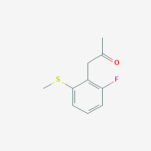 1-(2-Fluoro-6-(methylthio)phenyl)propan-2-one