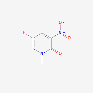 B1404731 5-Fluoro-1-methyl-3-nitropyridin-2(1H)-one CAS No. 1616526-85-2