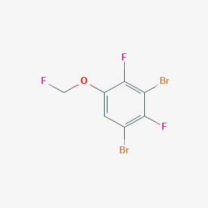 1,3-Dibromo-2,4-difluoro-5-(fluoromethoxy)benzene