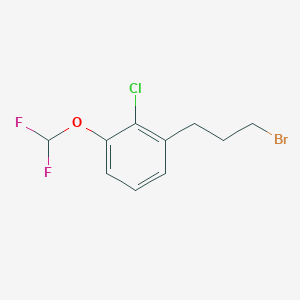 1-(3-Bromopropyl)-2-chloro-3-(difluoromethoxy)benzene