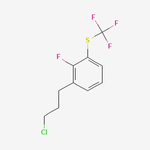 1-(3-Chloropropyl)-2-fluoro-3-(trifluoromethylthio)benzene