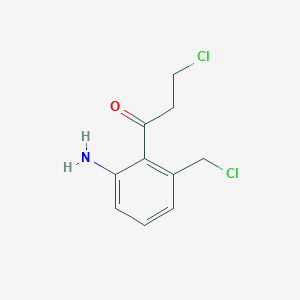 1-(2-Amino-6-(chloromethyl)phenyl)-3-chloropropan-1-one