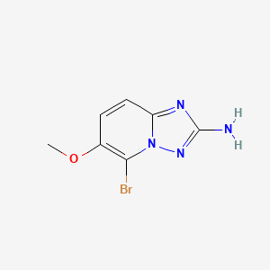 5-Bromo-6-methoxy-[1,2,4]triazolo[1,5-a]pyridin-2-amine